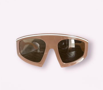 Women Beige Trendy Gradient Sunglasses