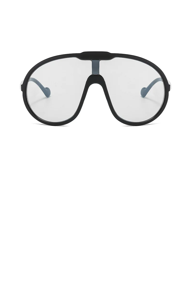Silver Women Oversized Sun Glasses