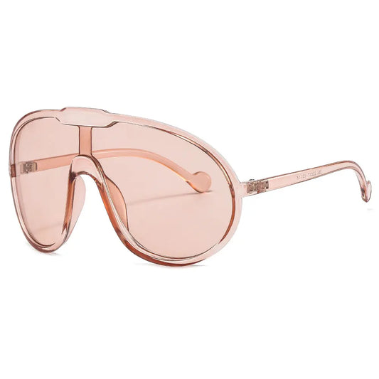 Champagne Women Oversized Sun Glasses