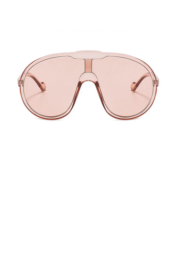 Champagne Women Oversized Sun Glasses