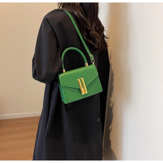 Women Green Shoulder Bag